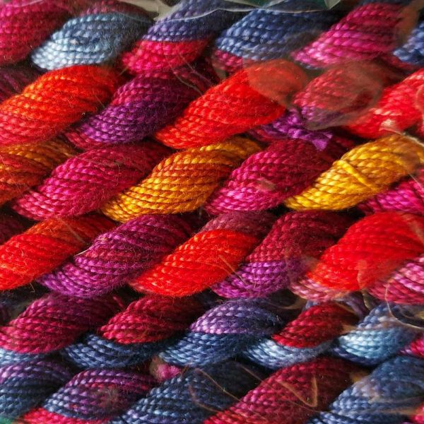 Hand dyed cotton perle - Image 17