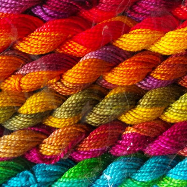 Hand dyed cotton perle - Image 11