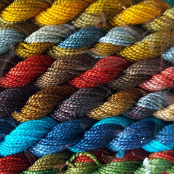 Hand dyed cotton perle - Image 13