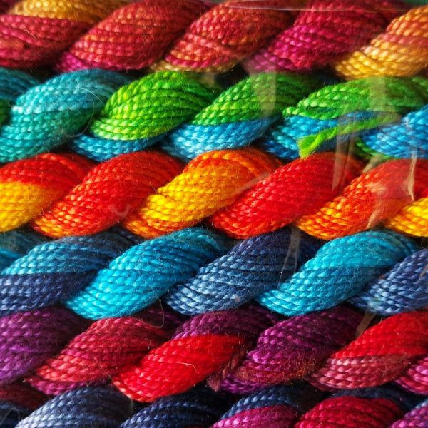 Hand dyed cotton perle - Image 12
