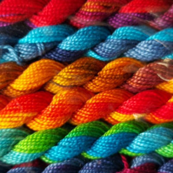 Hand dyed cotton perle - Image 14