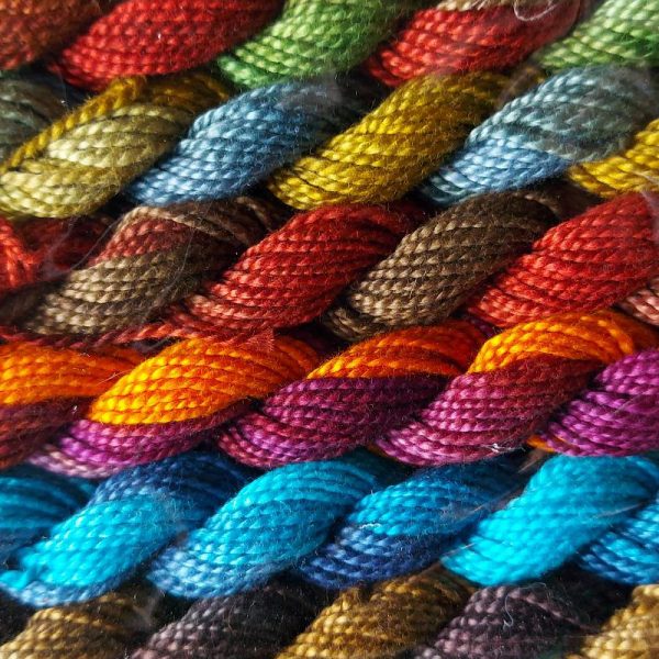 Hand dyed cotton perle - Image 16