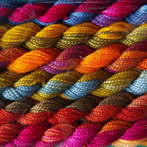 Hand dyed cotton perle - Image 3