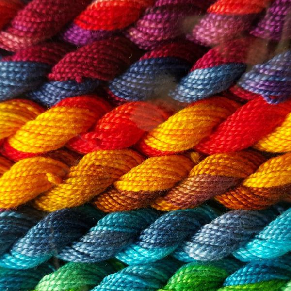 Hand dyed cotton perle - Image 2
