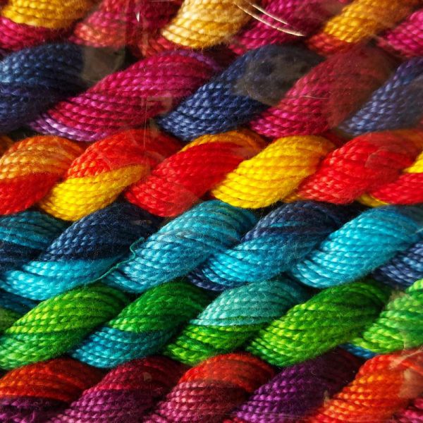 Hand dyed cotton perle - Image 4