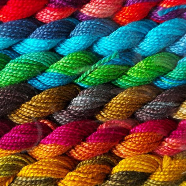 Hand dyed cotton perle - Image 9