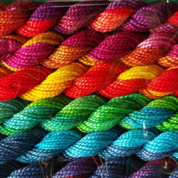Hand dyed cotton perle - Image 5